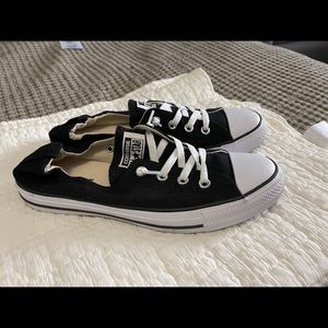 Converse new black shoreline slip on shoes